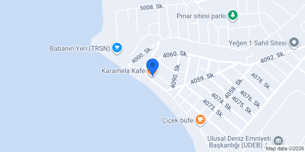 Karamela Kafe konumu