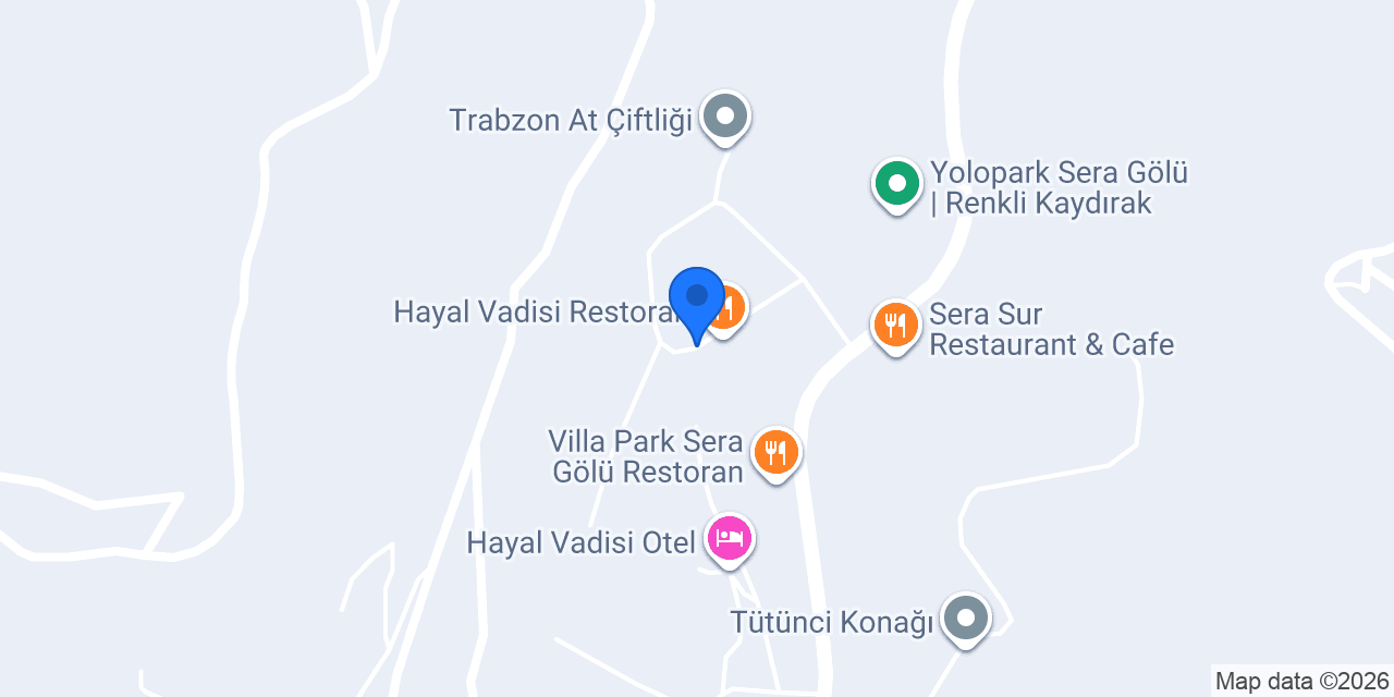 Mİdd Chantilly Sera Gölü konumu