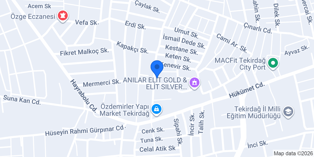Oses Çiğ Köfte konumu