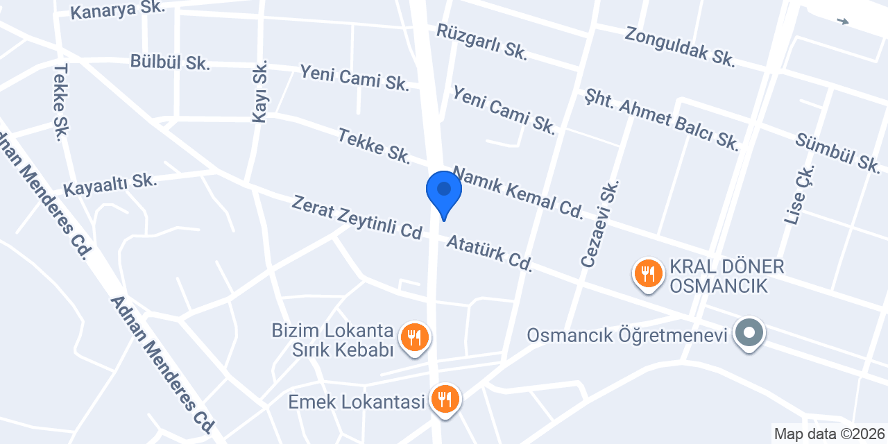 Osmancık taksi Emrah Şimşek konumu