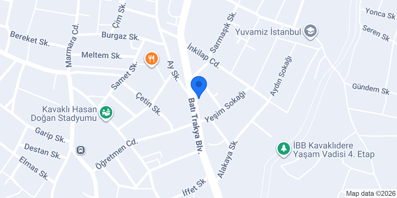 Kılıç Vadi Beylikdüzü konumu