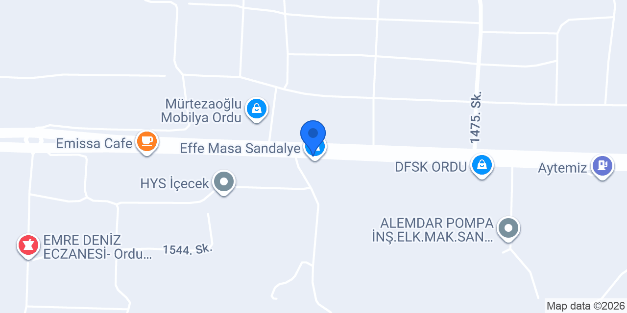 Kütahya Seramik Yener -Eyap konumu
