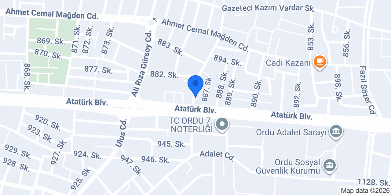 Ada Saç Tasarım ORDU konumu