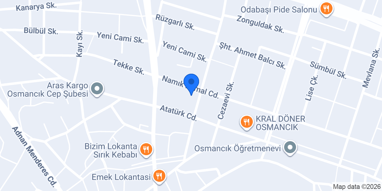 Osmancık İlçe Tarım ve Orman Müdürlüğü konumu