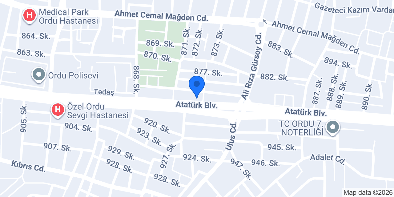 Arti İş Elbiseleri konumu