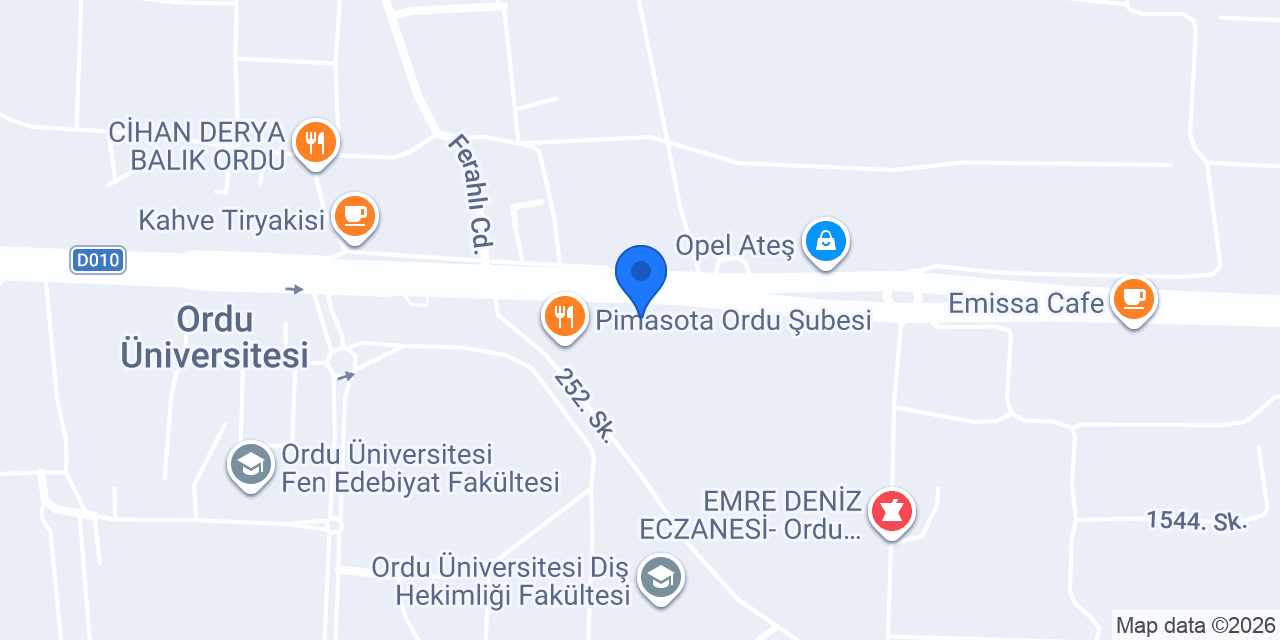 evadecor ordu konumu
