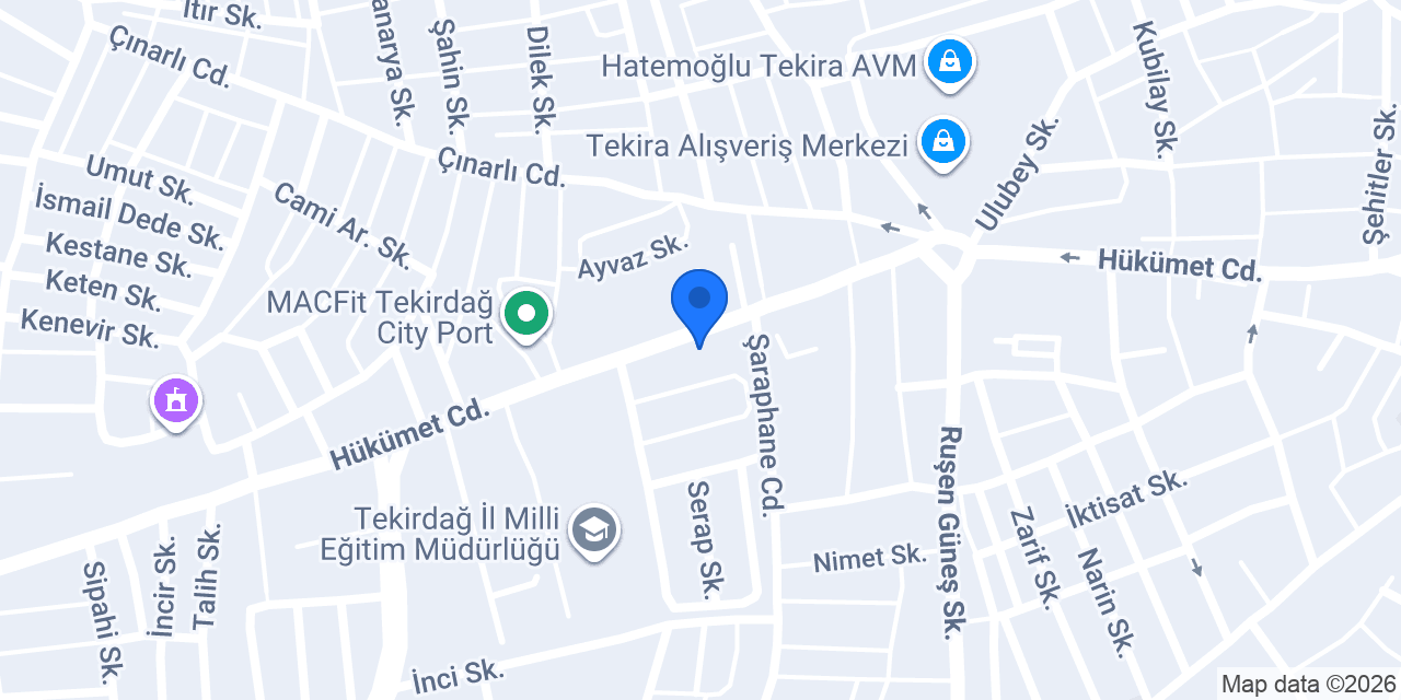 Tekirdağ Tadilat konumu