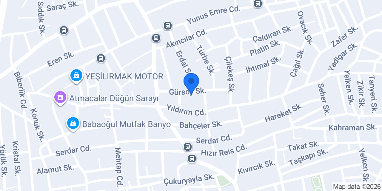 Şahinbaş Tesisat konumu
