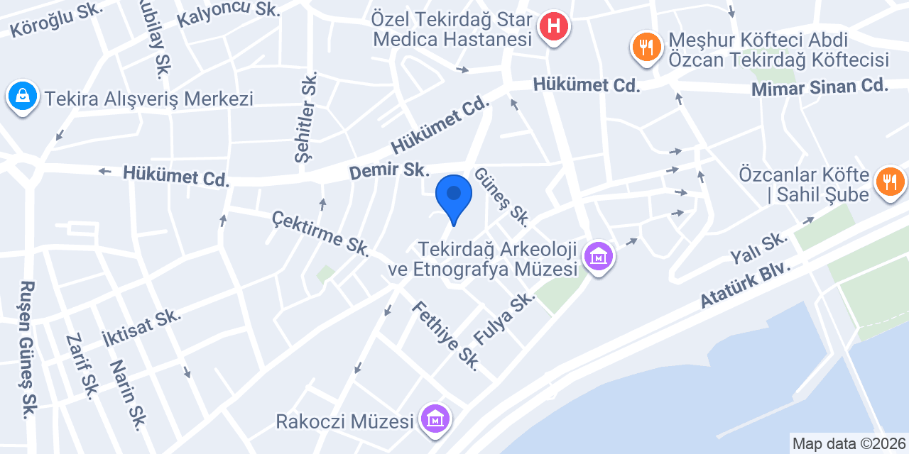 Topçu VIP Kiralama konumu