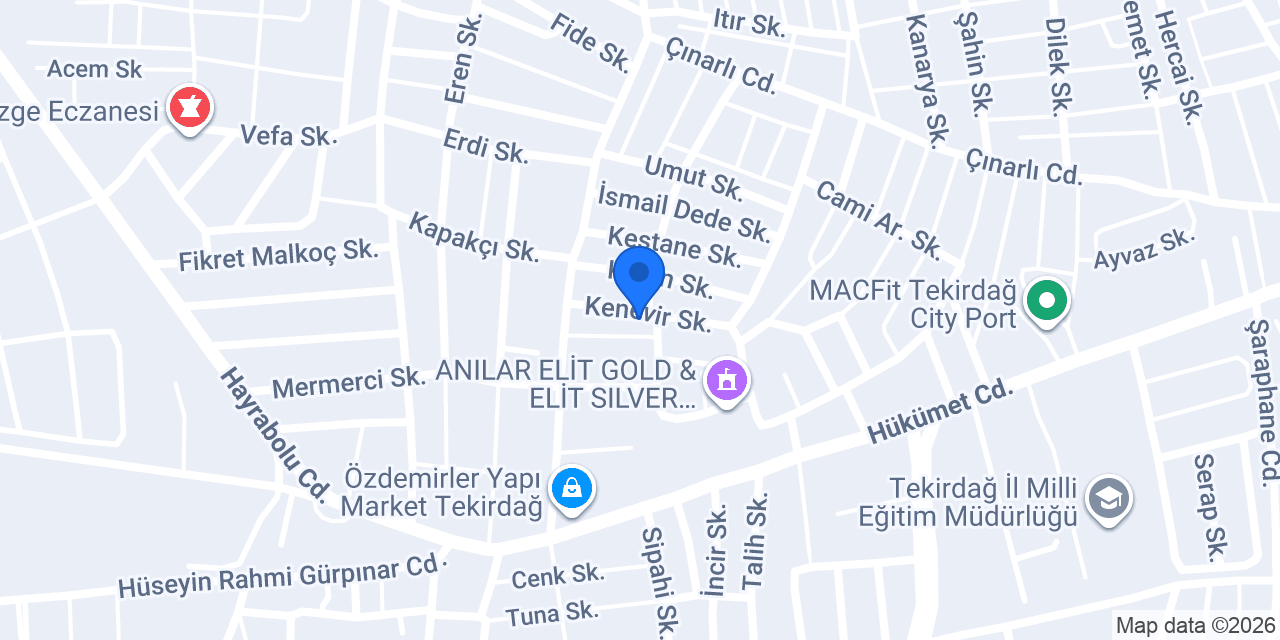Akmanlar Mobilya Aksesuar konumu