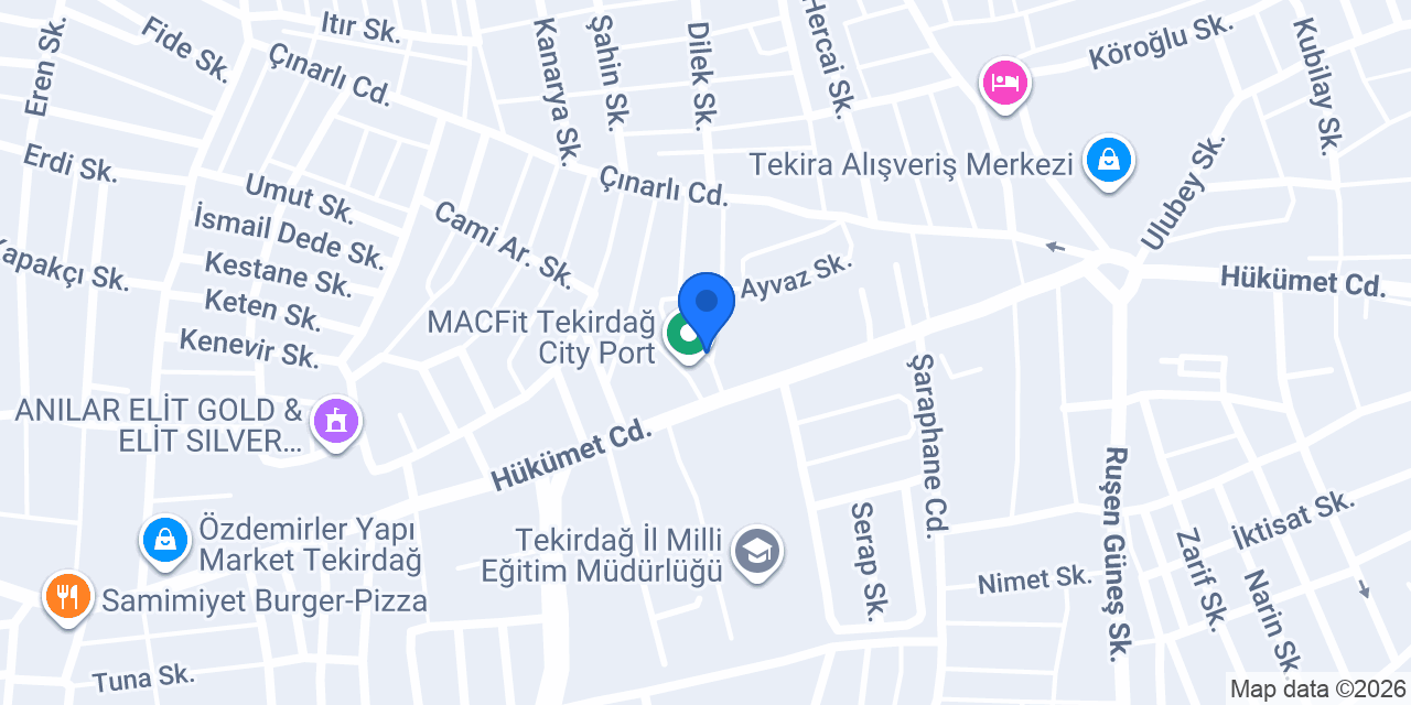 Anıl Mobilya konumu