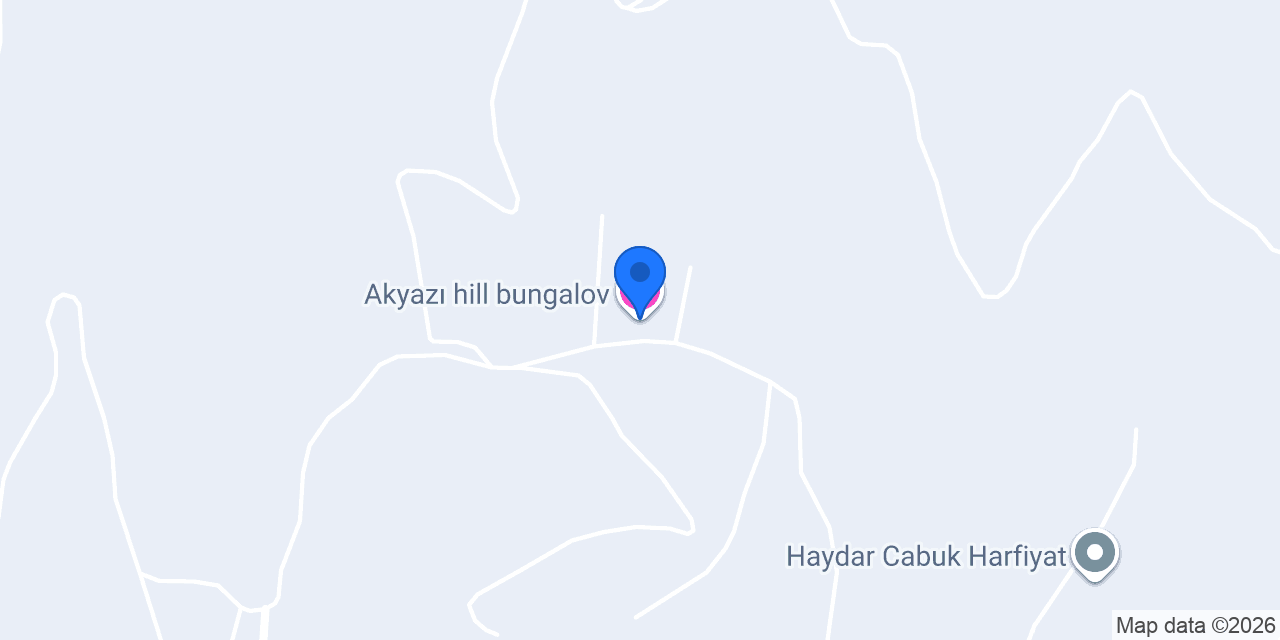 Akyazı hill bungalov konumu