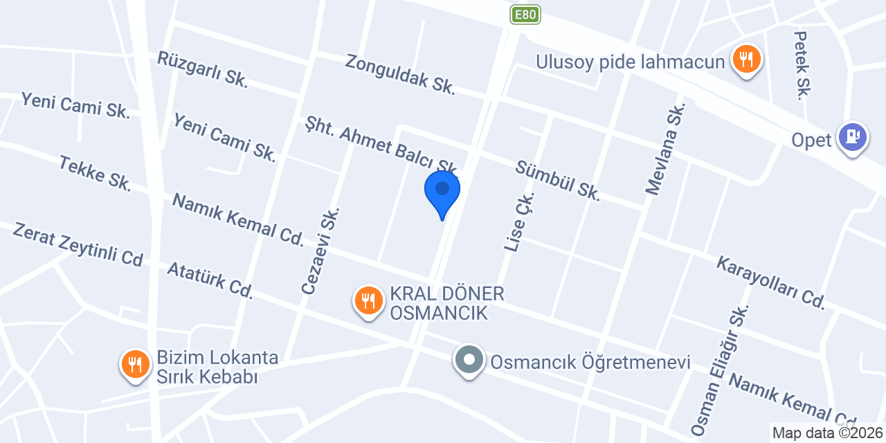 Şahinoğlu market konumu