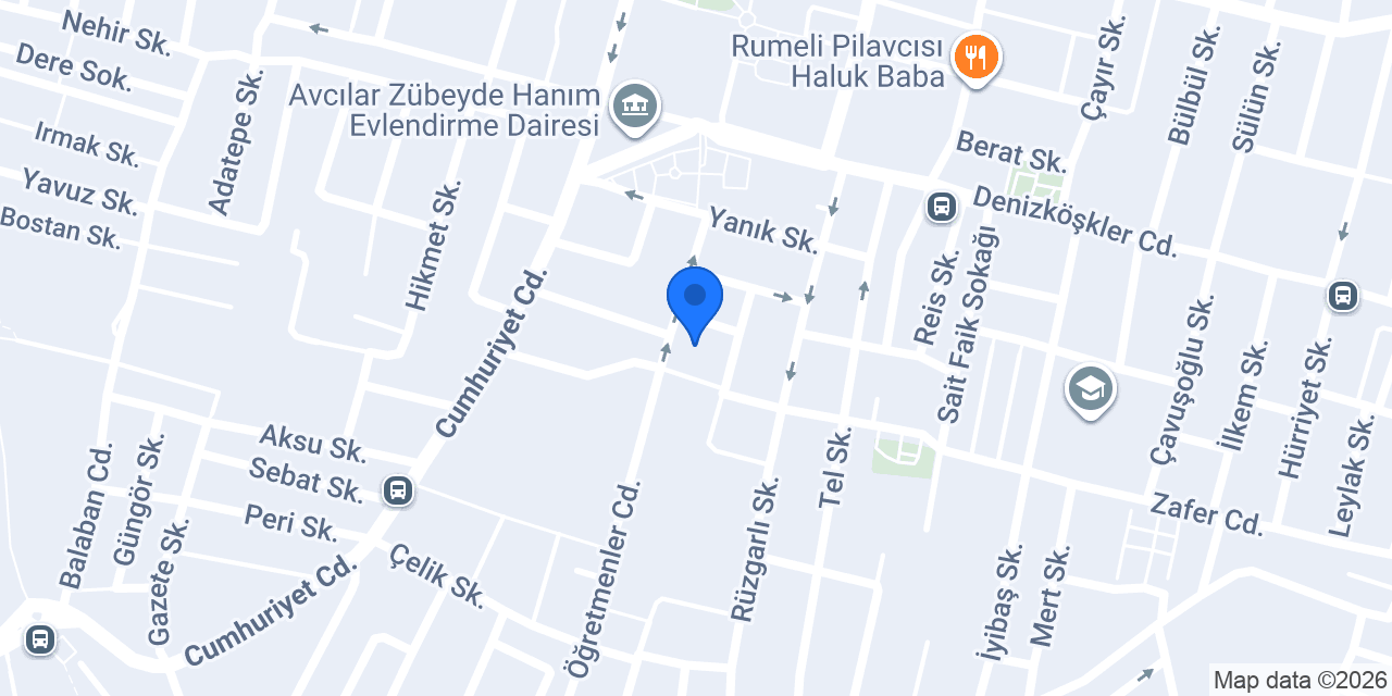 Şener Kanber Hair Studio konumu
