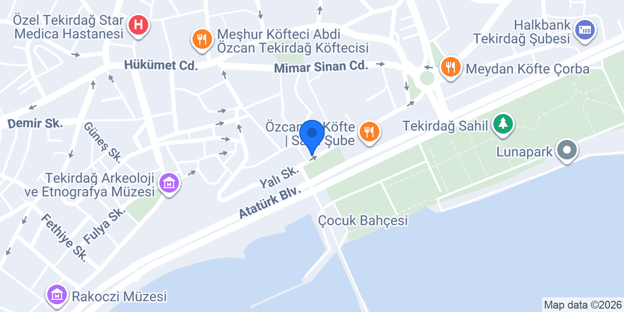 Tarihi Ali Baba Restaurant konumu