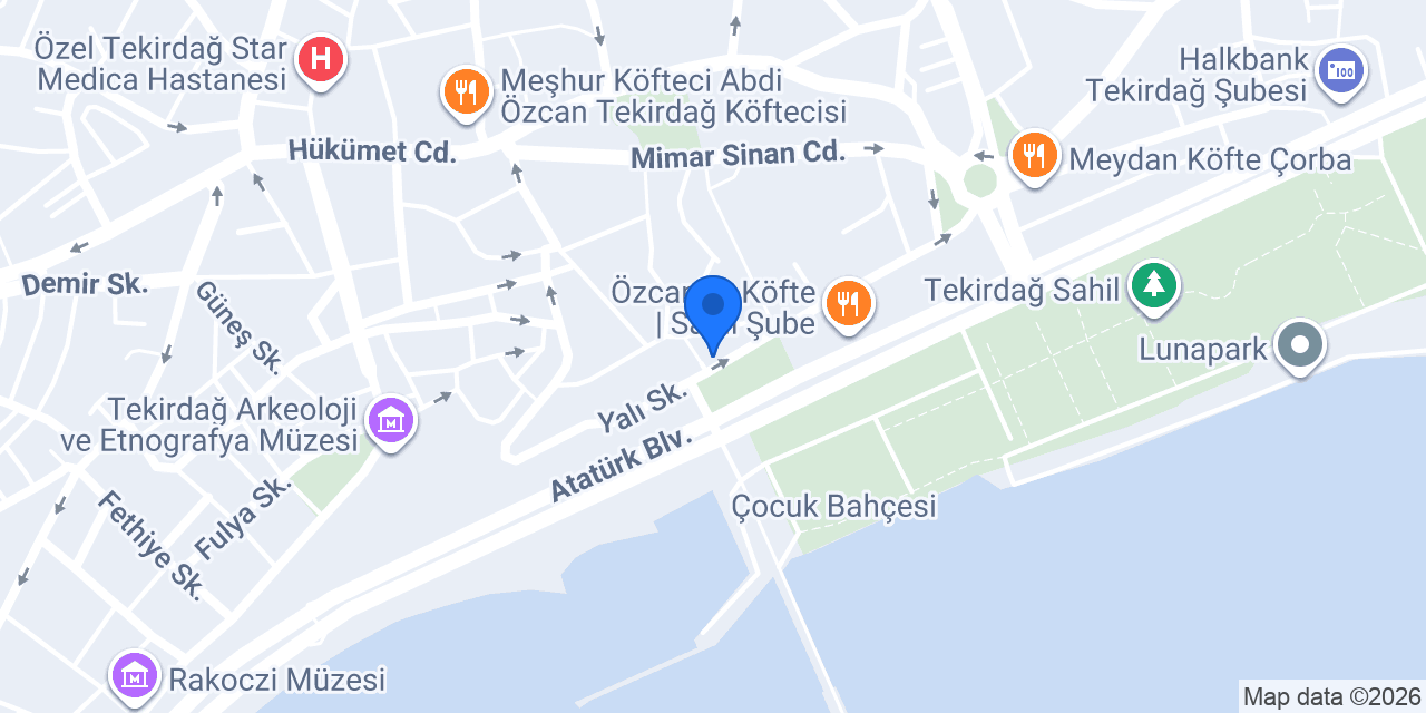 Meşhur Köfteci Ali Usta konumu