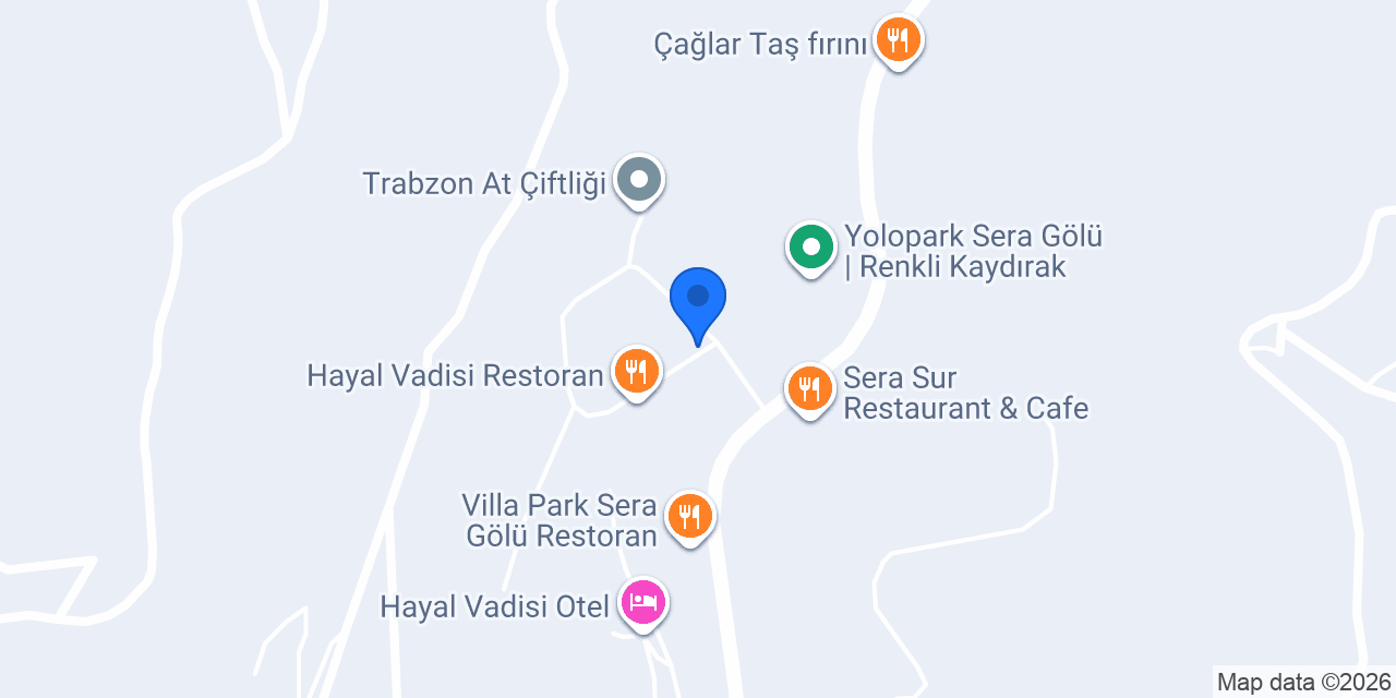 Sera Gölü Macera Parkı Hight Flow konumu