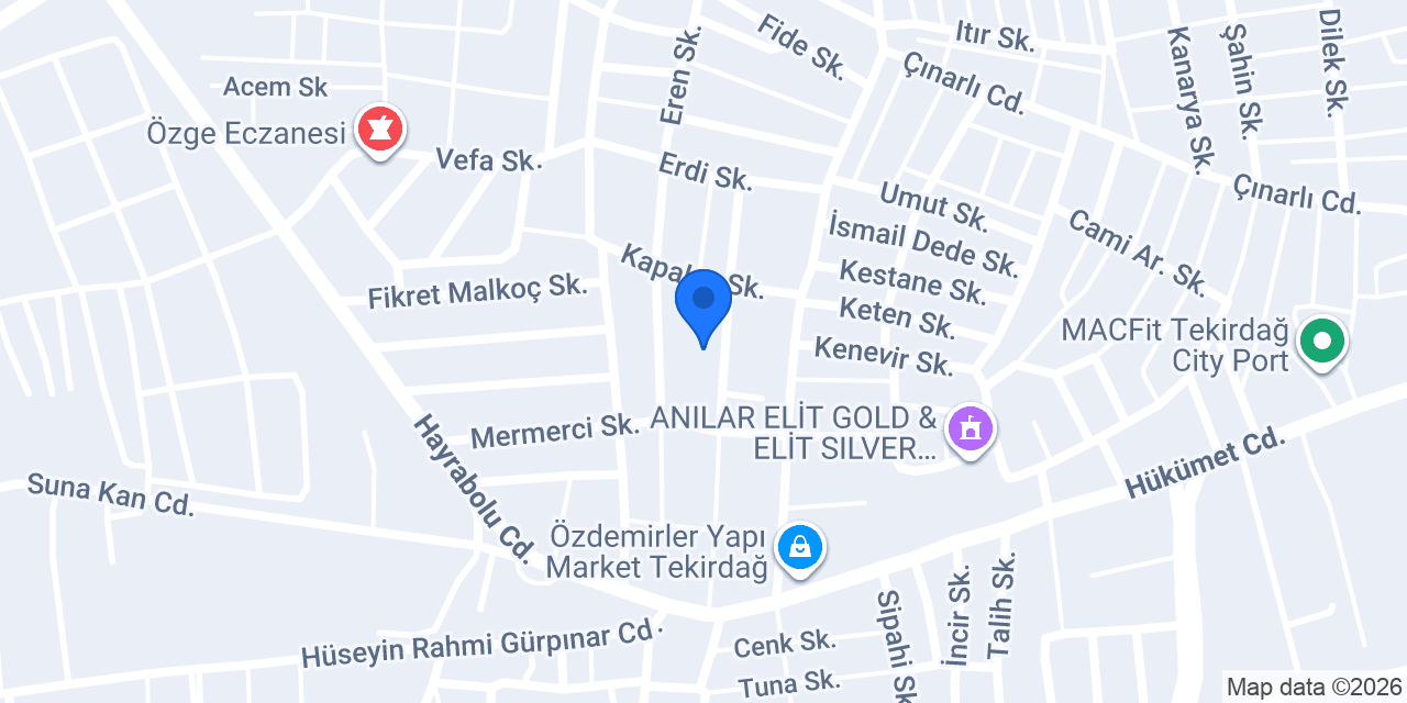 Safiye Osman Çeliker İlkokulu konumu