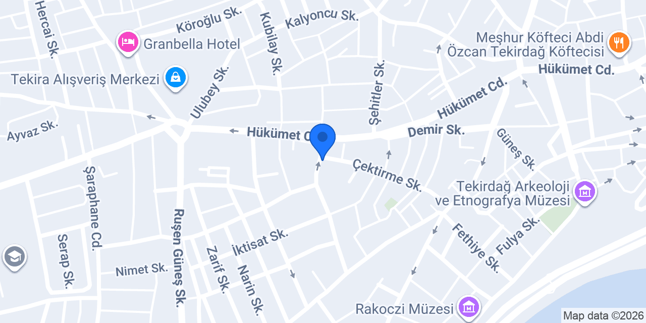 Tunçay Eczanesi konumu