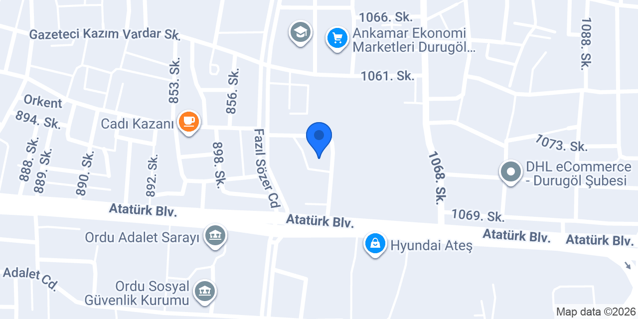 Orkent İnşaat konumu