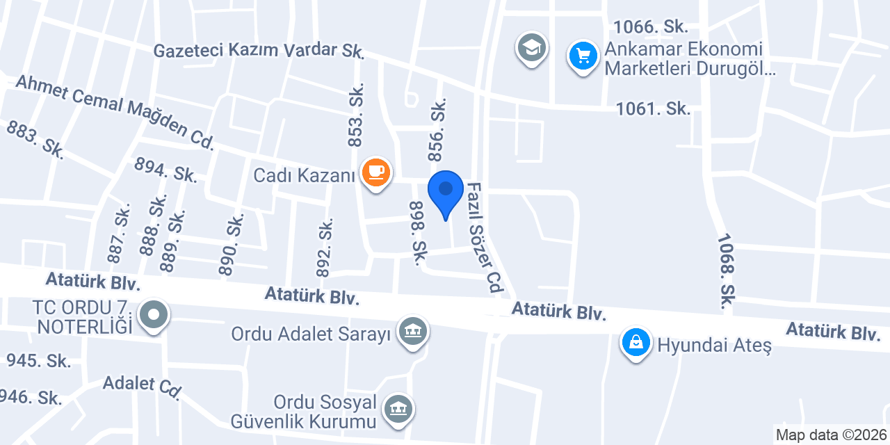 Evim Tıbbi Masaj Salonu konumu
