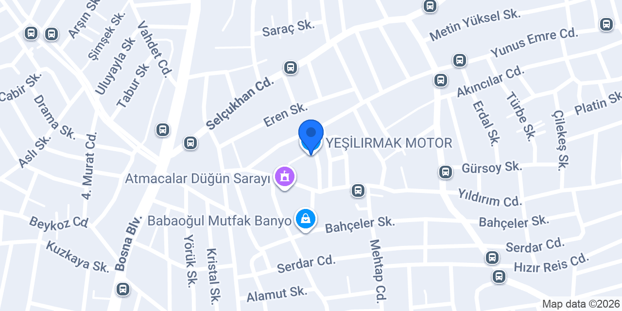 YEŞİLIRMAK MOTOR konumu