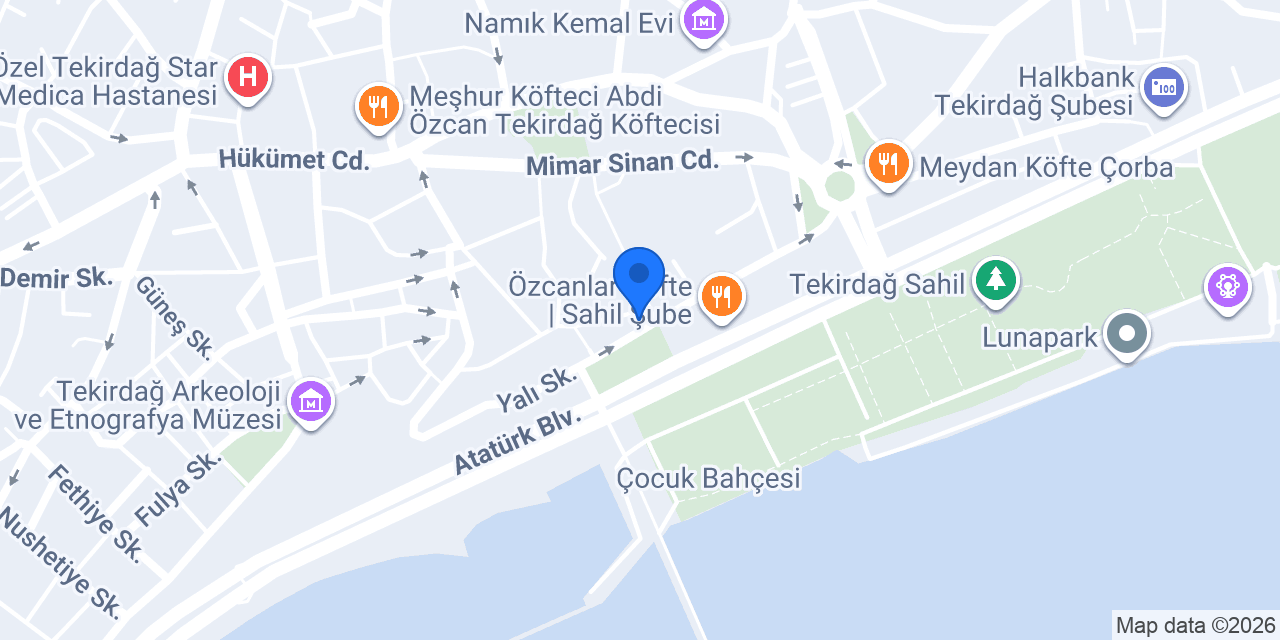 Özden Usta Et & Balık Restaurant konumu
