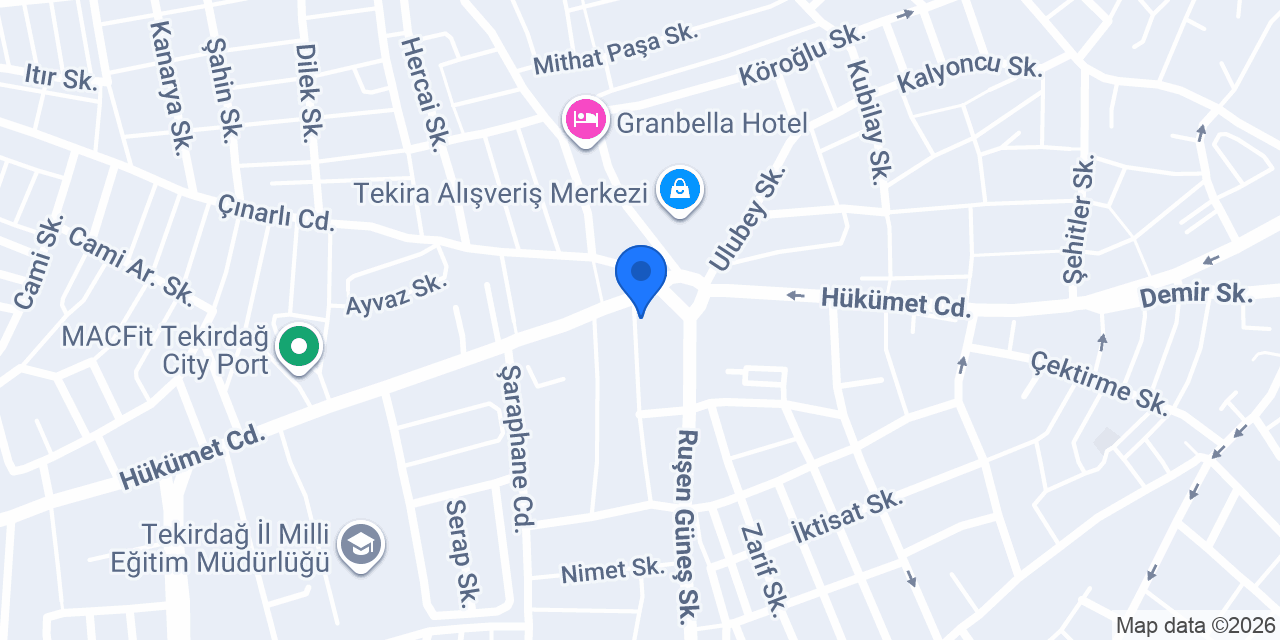 Diş Hekimi Seda Yazar Pelit konumu