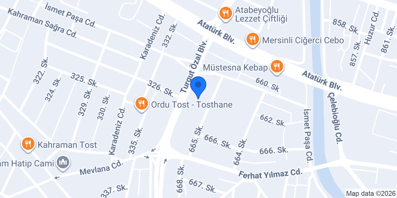 Rio Spa Merkezi konumu