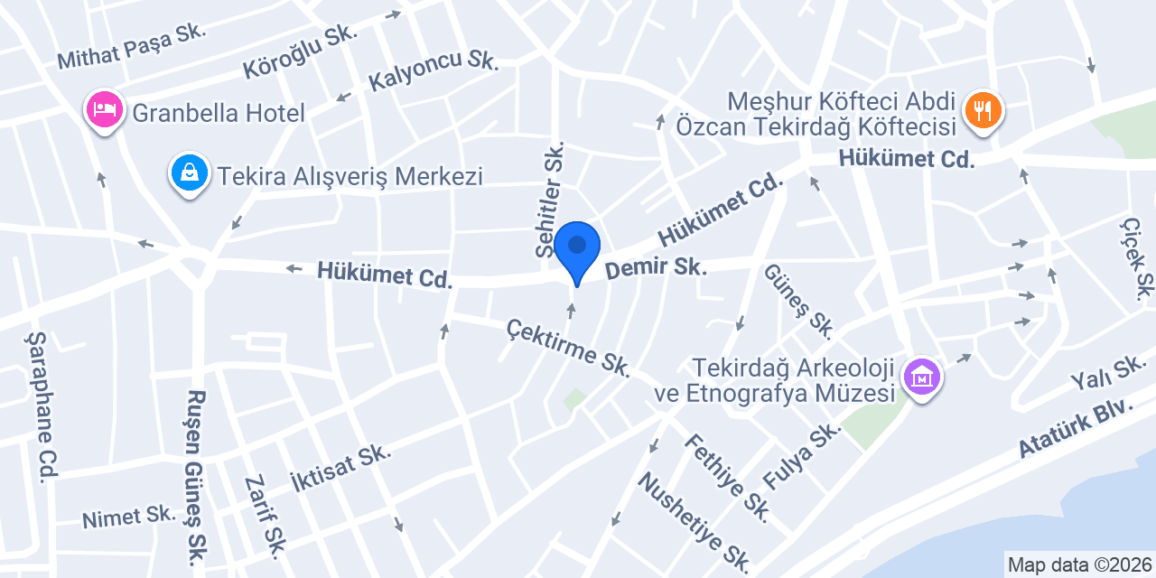 Enercii taki tekirdag konumu