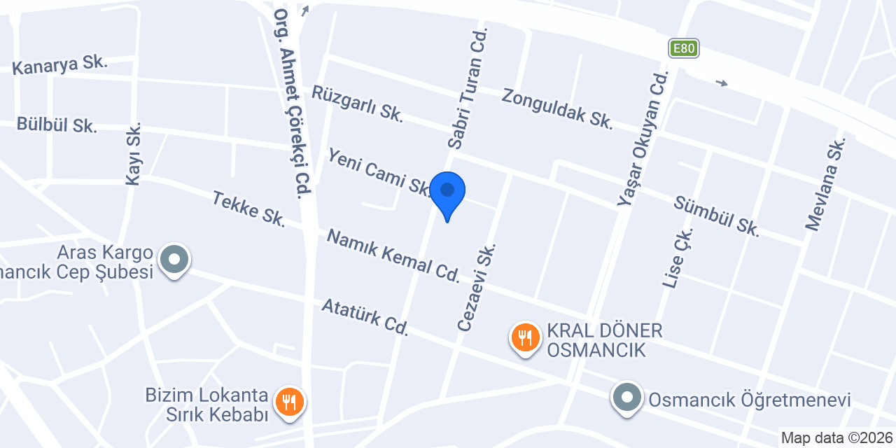 Osmancık Kariyer Akademi konumu