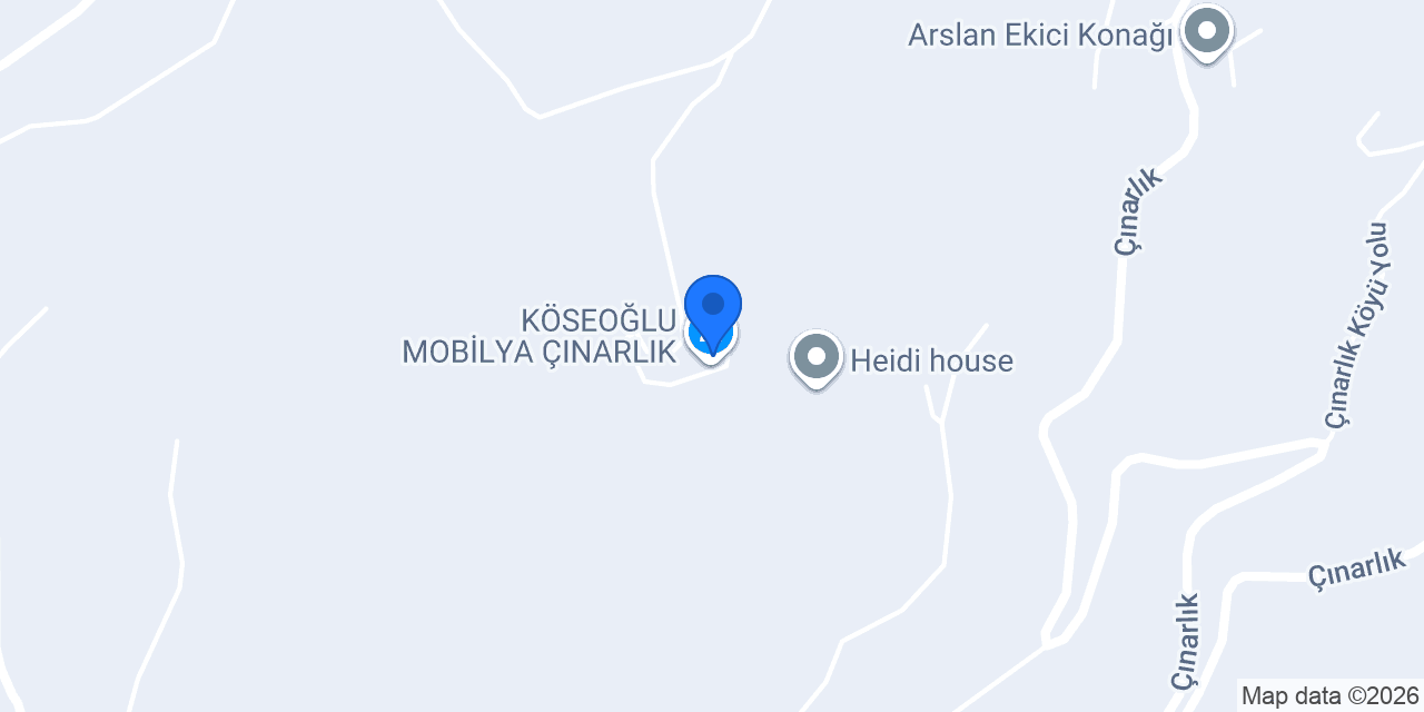 KÖSEOĞLU MOBİLYA ÇINARLIK konumu