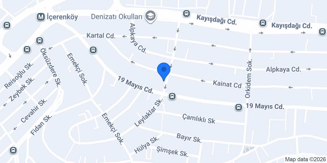 Çetinkaya Terzi konumu