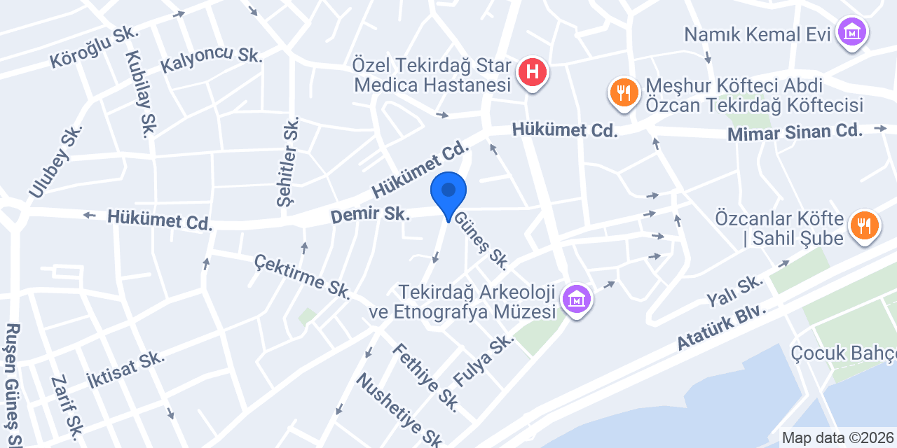 ATLANTİK BUTİK HOTEL konumu
