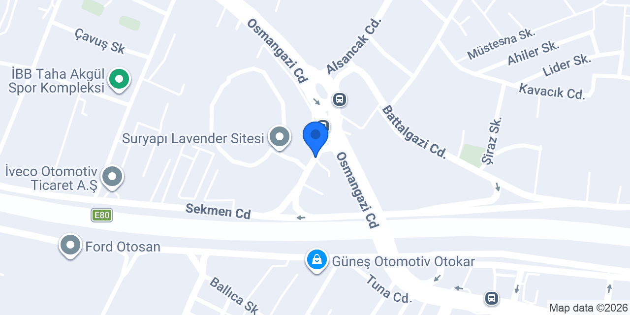Bsh oto lastik konumu