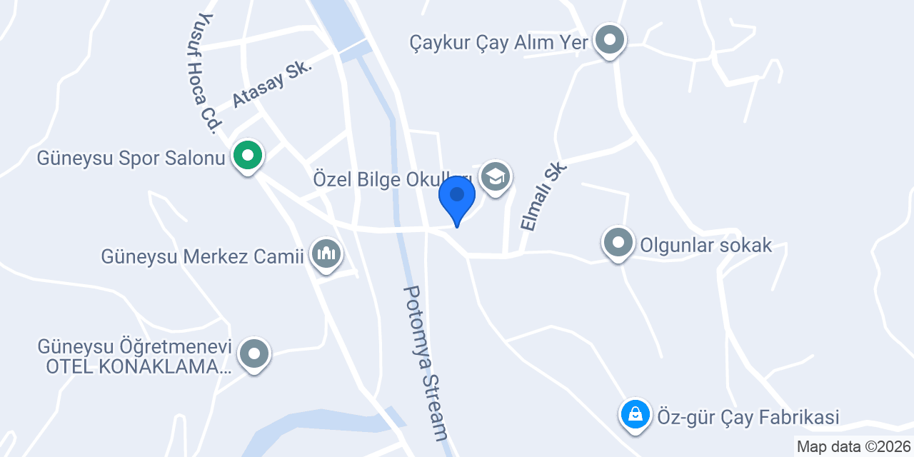 Güneysu Halk Eğitimi Merkezi konumu