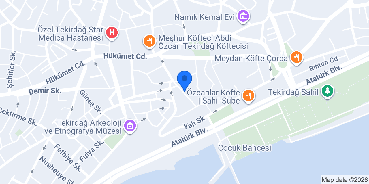 Yeni Ömür Et Dünyası konumu