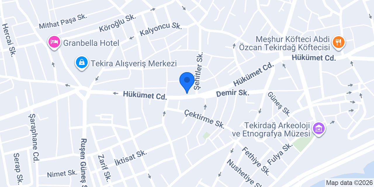 Gülhan Kitabevi konumu