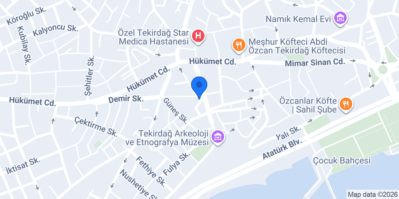 Mine Çiçekçilik konumu