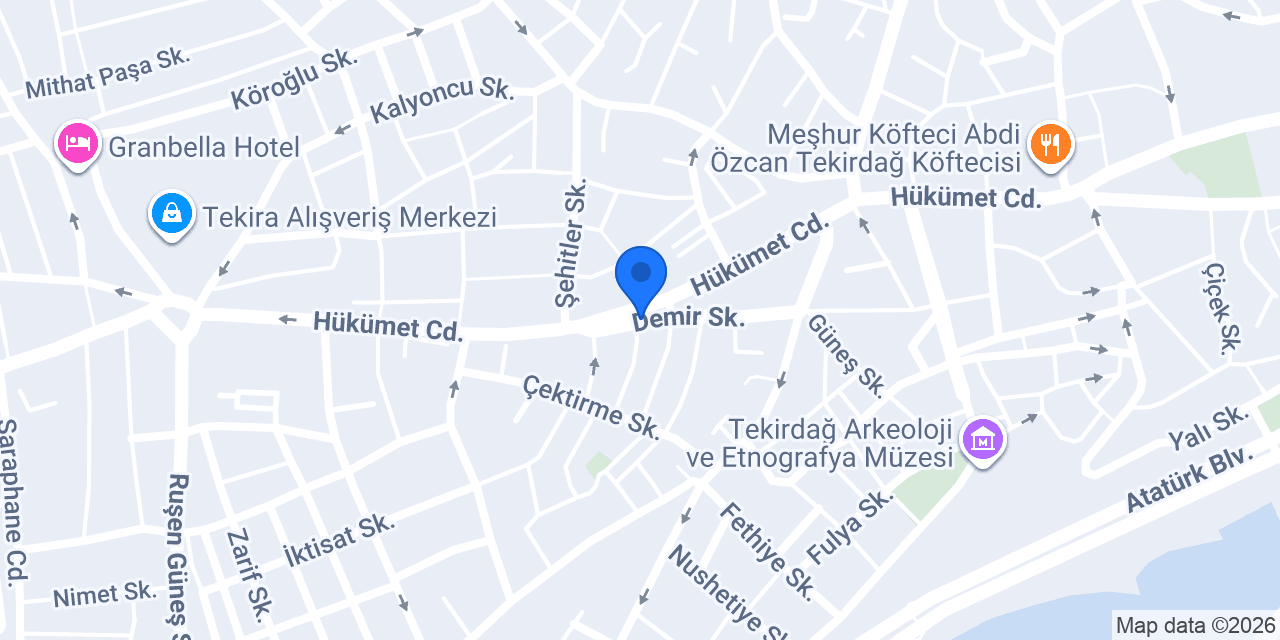 Elitur Taksi konumu