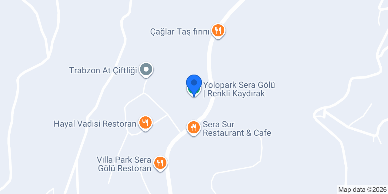 Yolopark Sera Gölü konumu