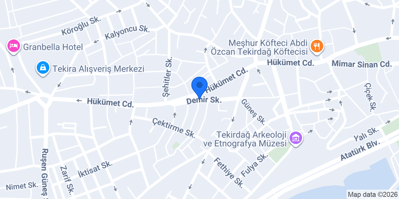 BEDİR EMLAK konumu