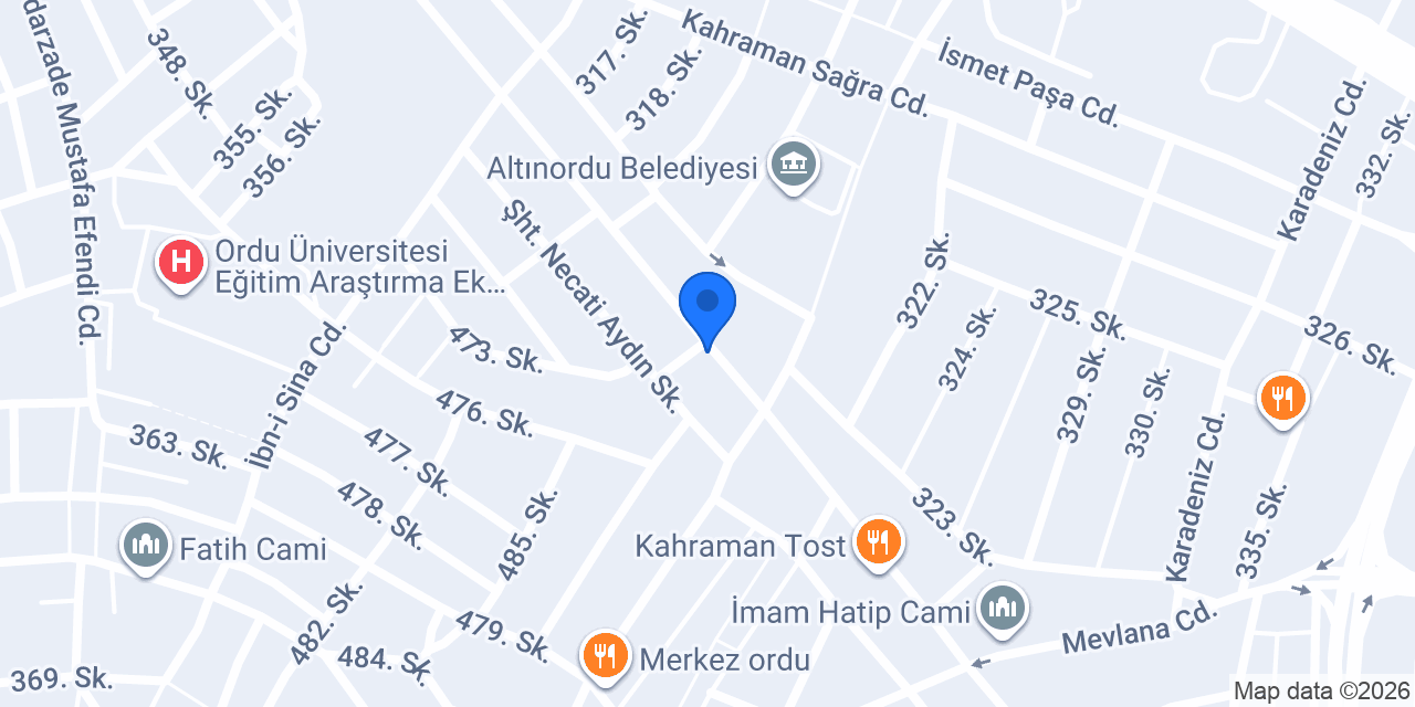 Güneş Eczanesi konumu