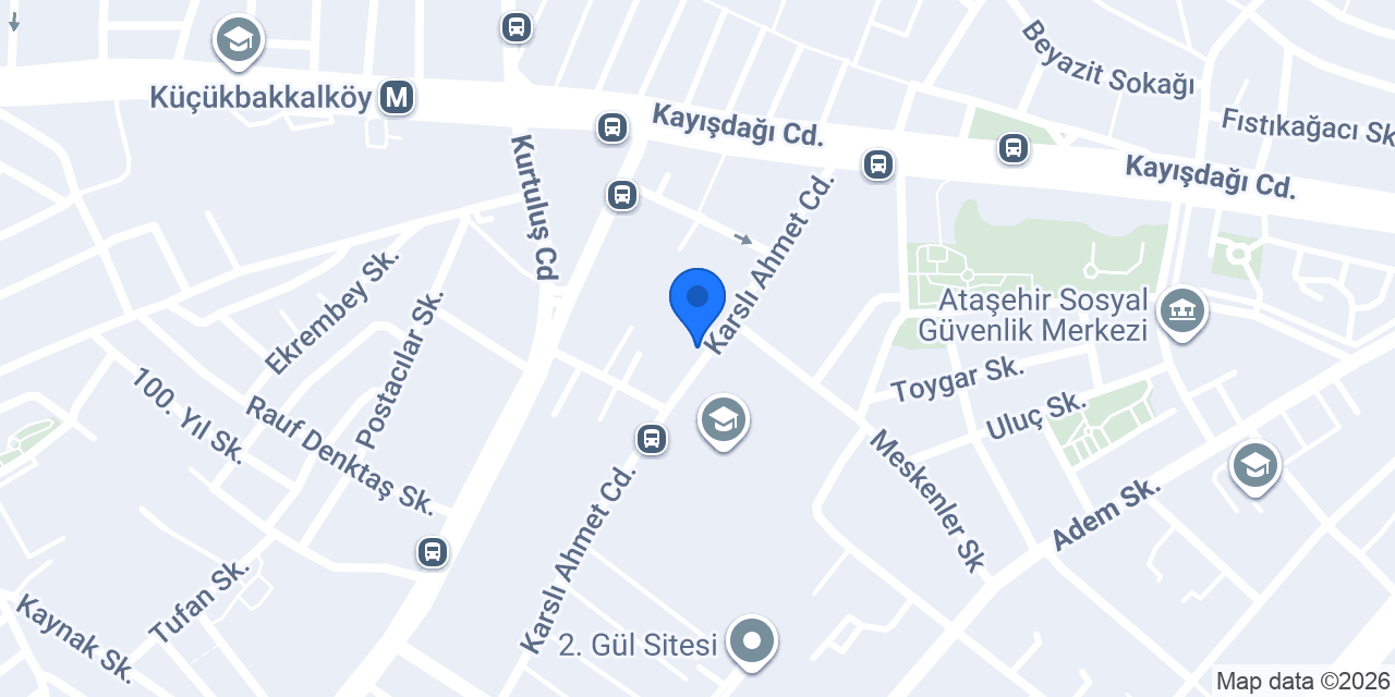 Odelya Çiçek Tasarım konumu