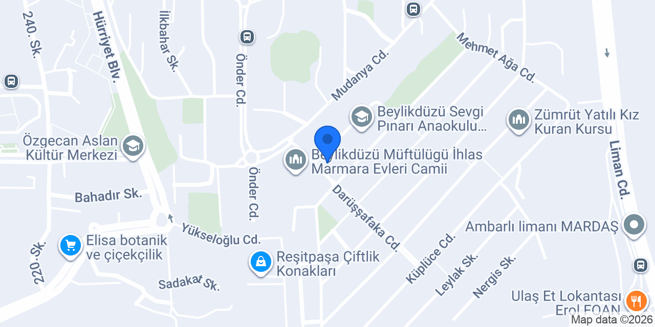 Kardo Pastane & Dondurma konumu