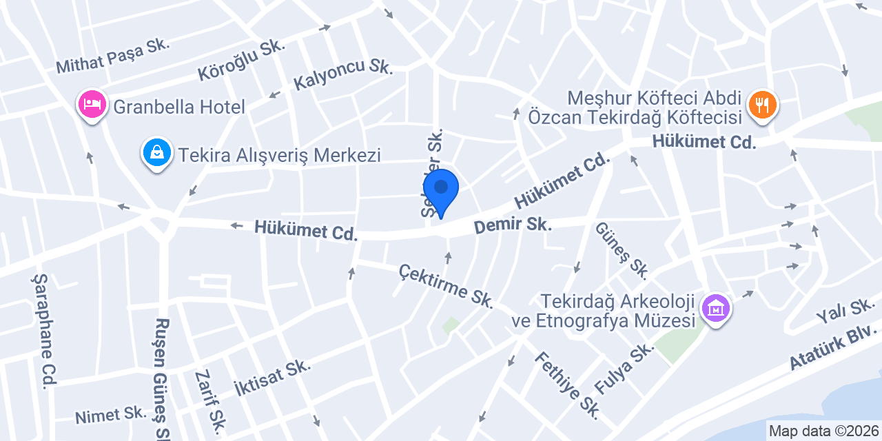 Minnet CABBAR-Moda Evi konumu