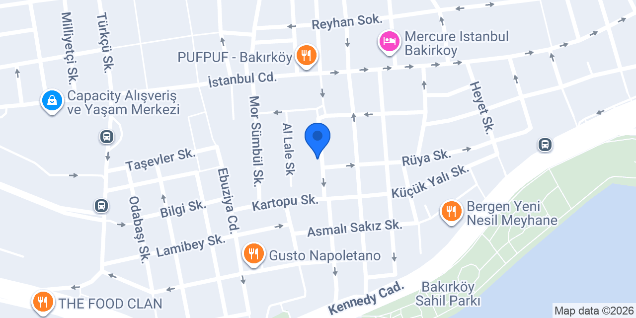 Bermoda Çocuk Kuaförü – Bakırköy Şubesi konumu
