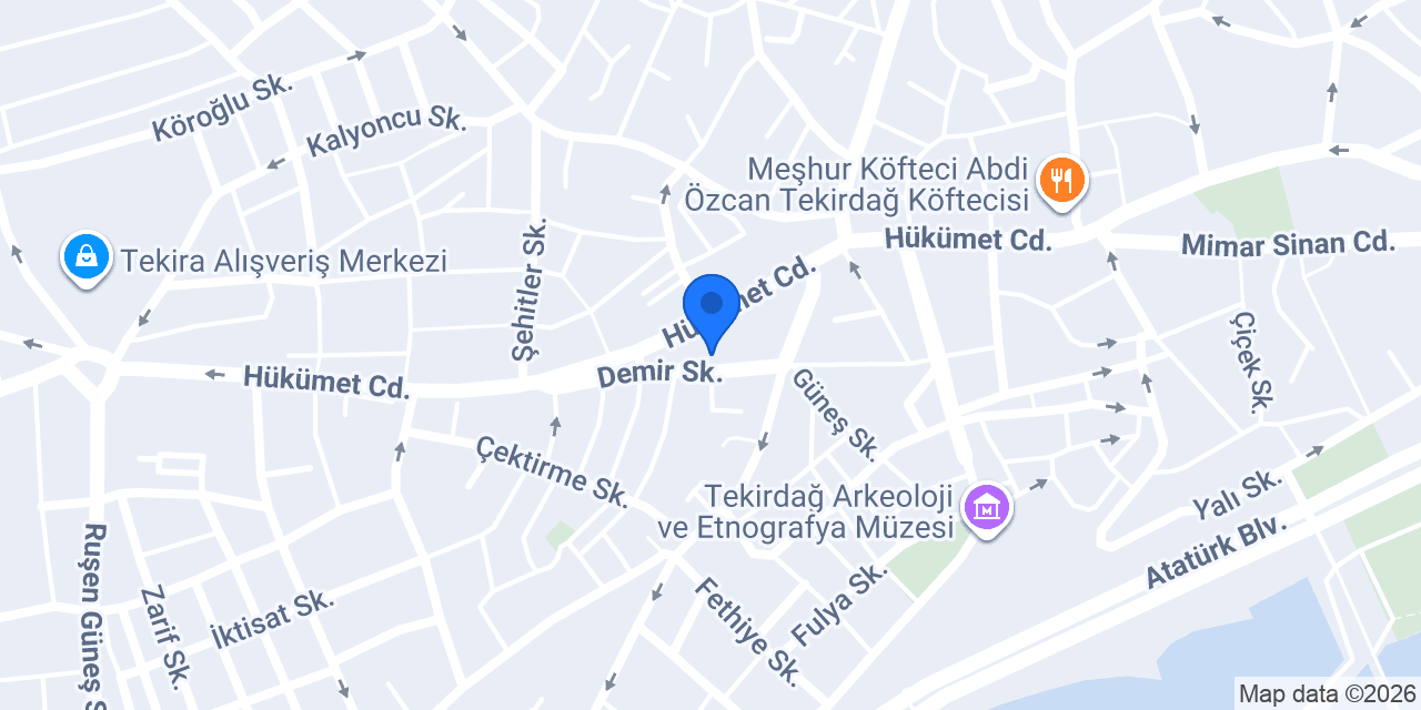 Atlas Çiçek Evi konumu