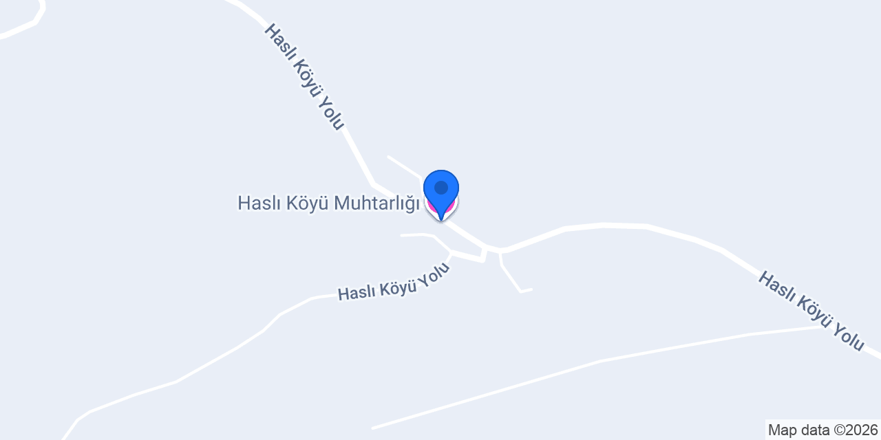 Haslı Köyü Muhtarlığı konumu