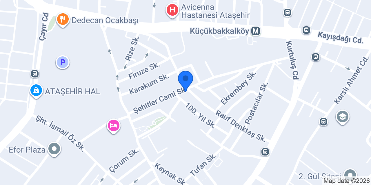 ATAŞEHIR MOTOR konumu
